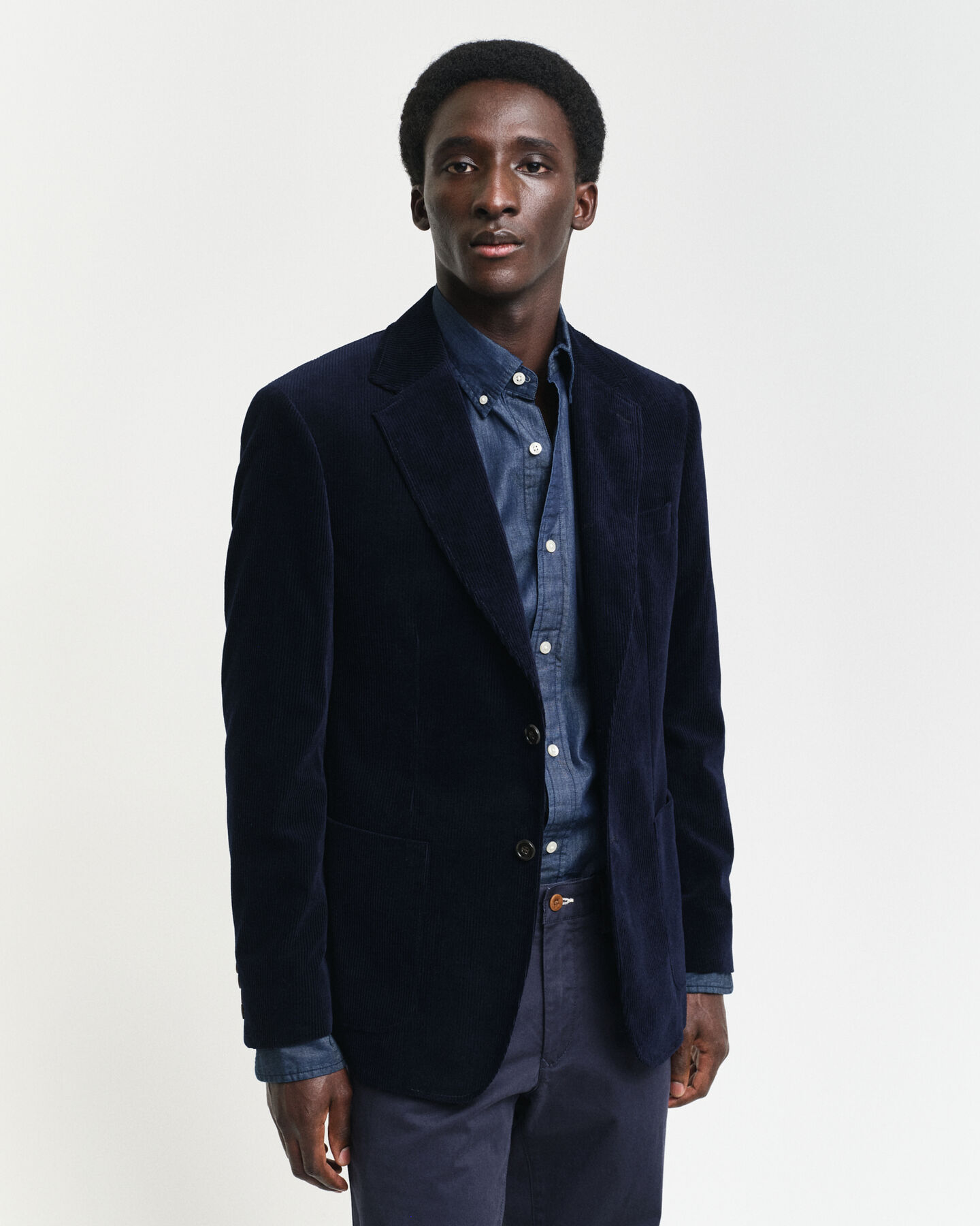 Americana de traje en pana Slim Fit