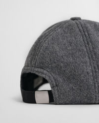 Gorra de lana melton con lustre