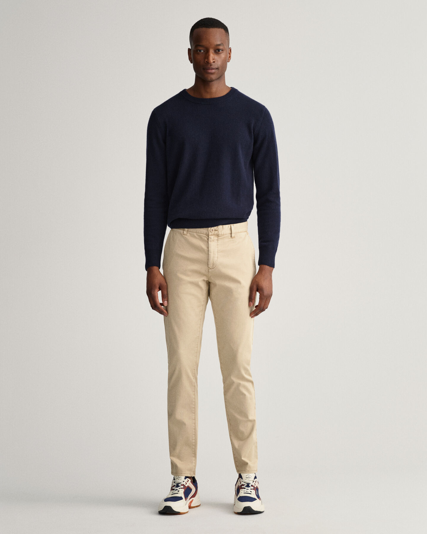 Pantalones chinos Extra Slim Fit cepillados Molsey