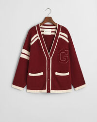 Cárdigan con cuello de pico GANT Varsity