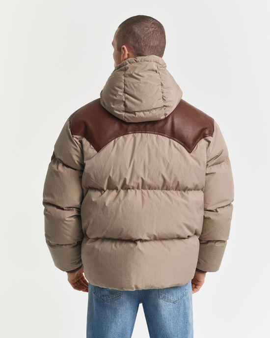 Parka de algodón y plumón de oca