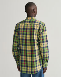 Camisa Regular Fit de popelina a cuadros de tama&ntilde;o grande