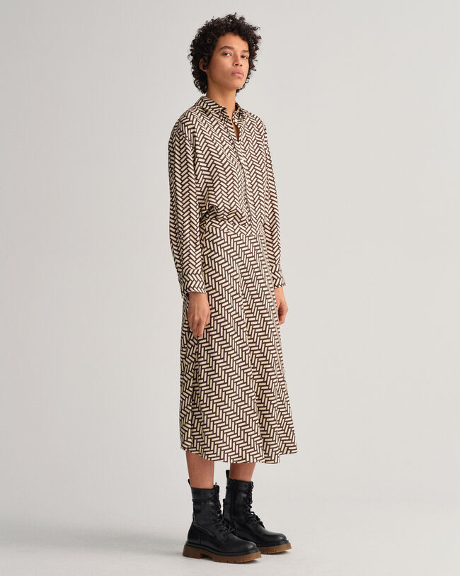 Camisa Relaxed Fit Geometric