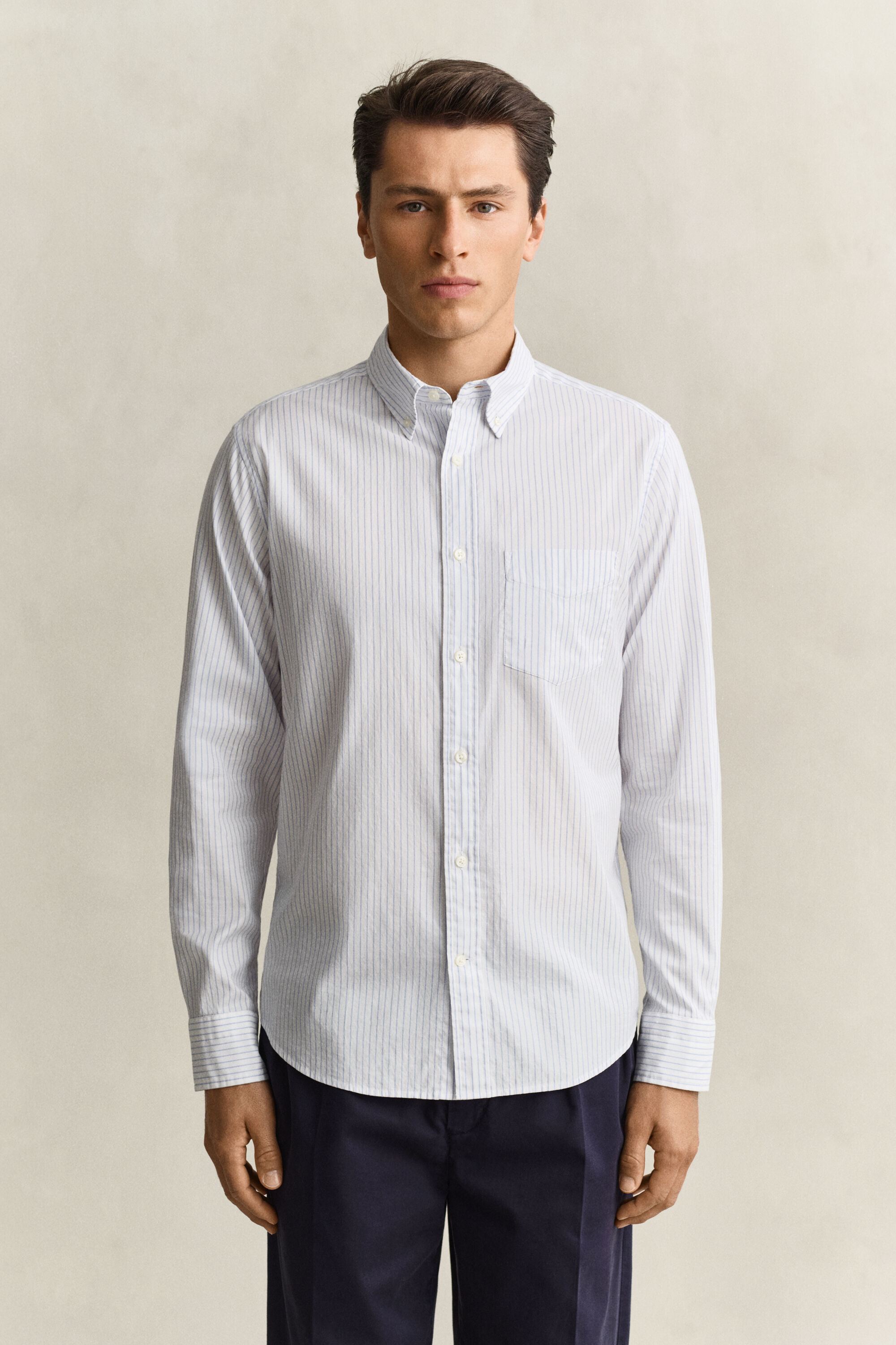 Camisa Oxford de rayas Gant x Yale