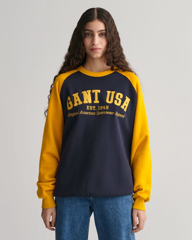 Sudadera GANT USA de cuello redondo