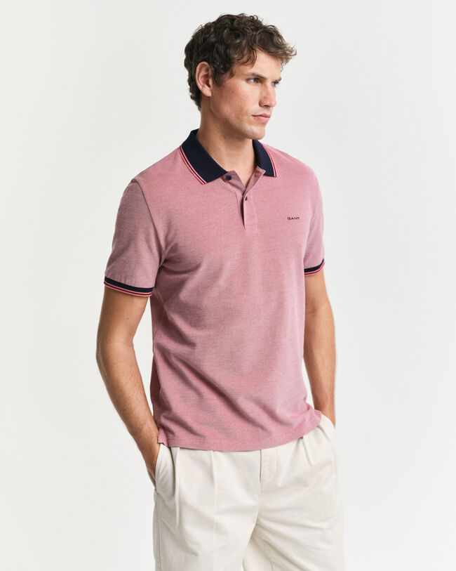 Polo de piqu&eacute; Oxford en cuatro colores