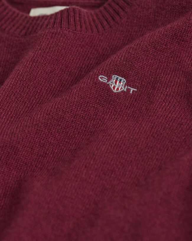 Jersey de cuello redondo en lana de oveja Kids