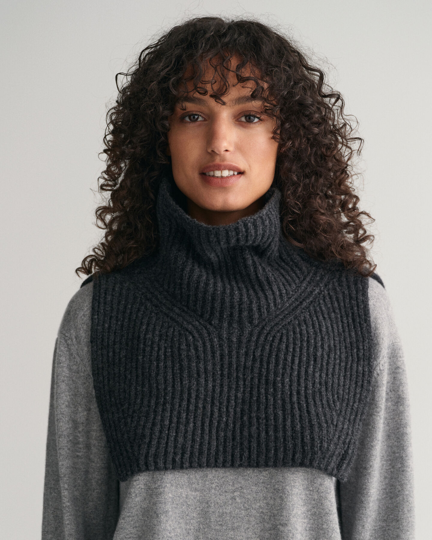 Jersey de punto acanalado sin mangas