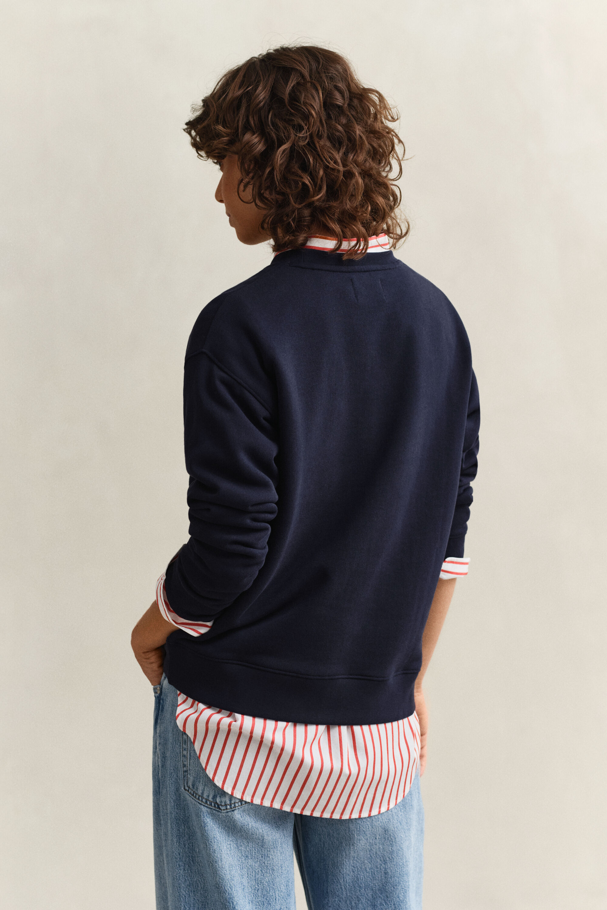 Sudadera con estampado de cuerda