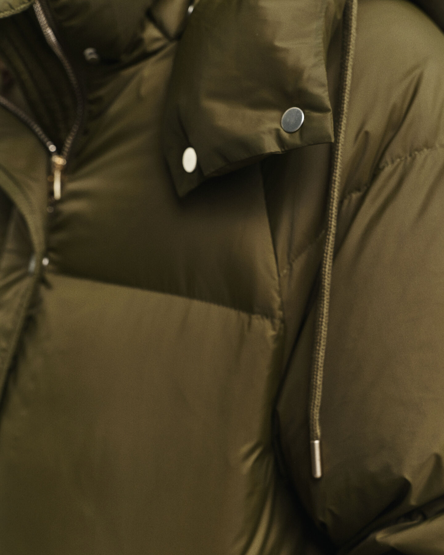 Abrigo de plumón de largo completo