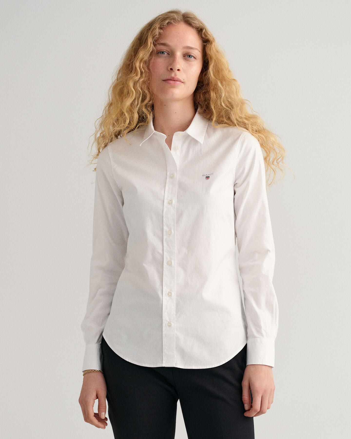 Camisa Oxford el&aacute;stica