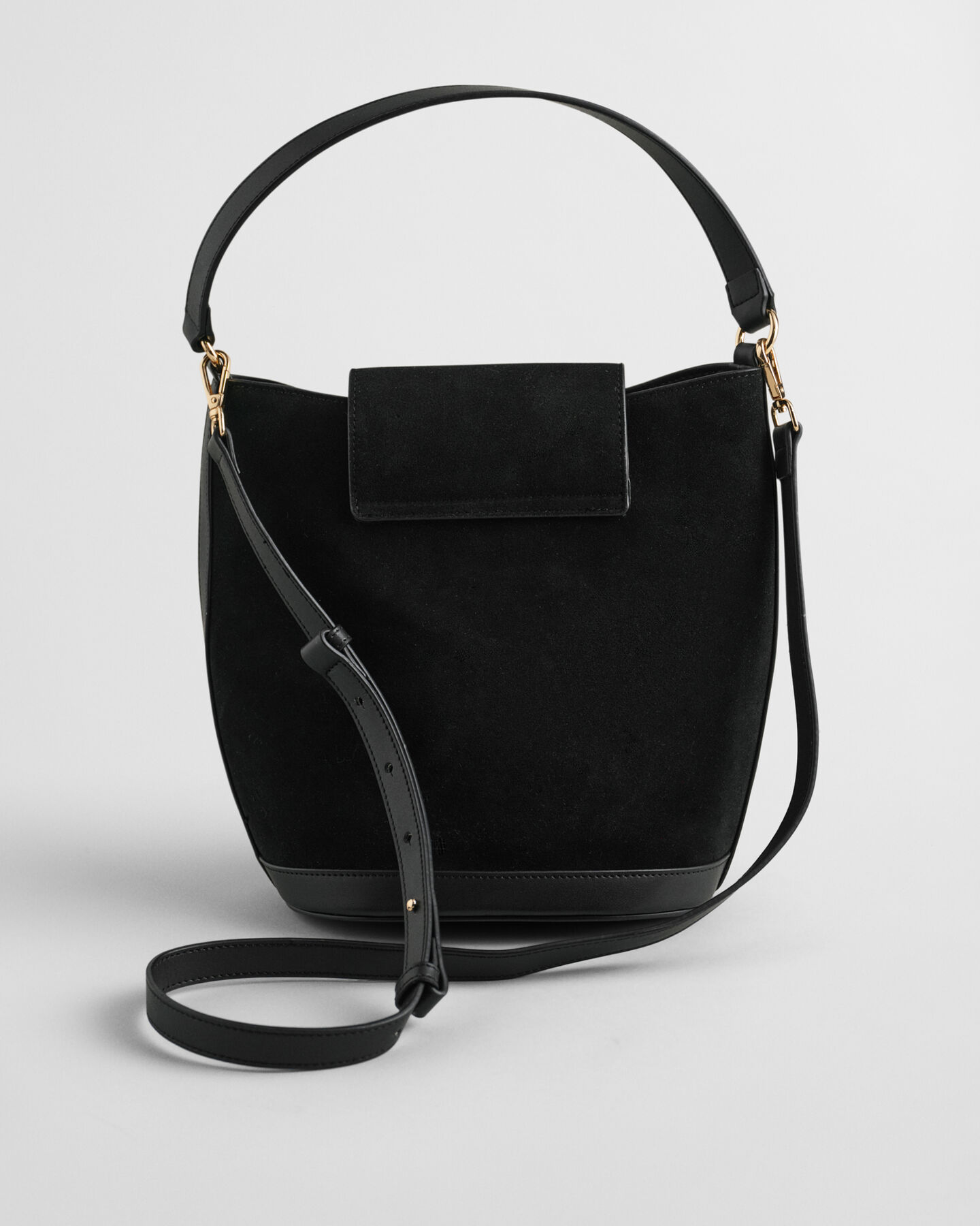 Bolso bombonera de ante