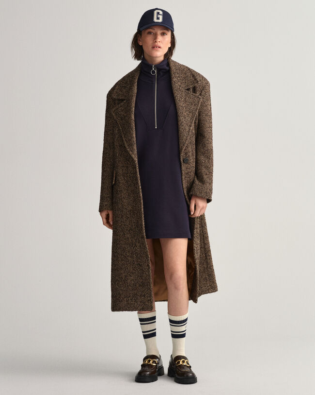 Vestido deportivo con media cremallera