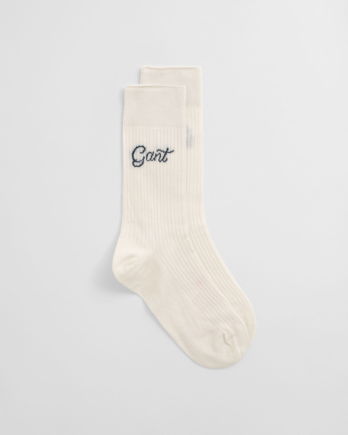 Calcetines acanalados con inscripción GANT