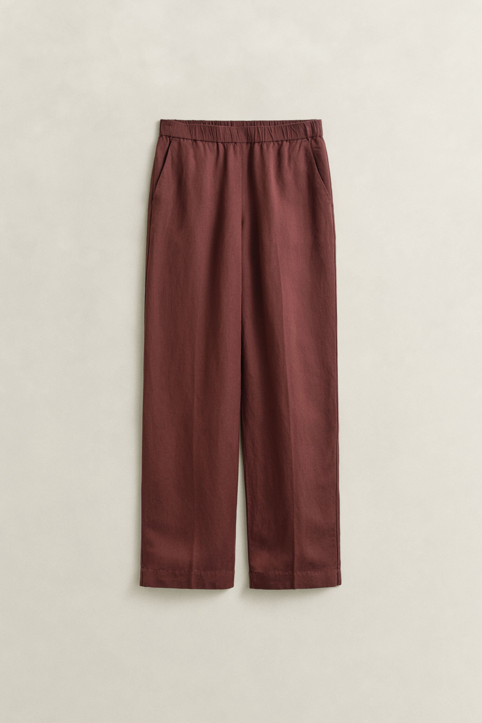 Pantalones en mezcla de lino