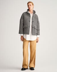 Chaqueta corta Houndstooth