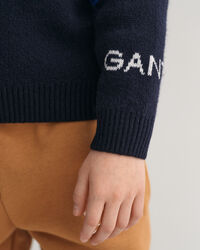 Jersey de cuello redondo en jacquard Alpine Kids