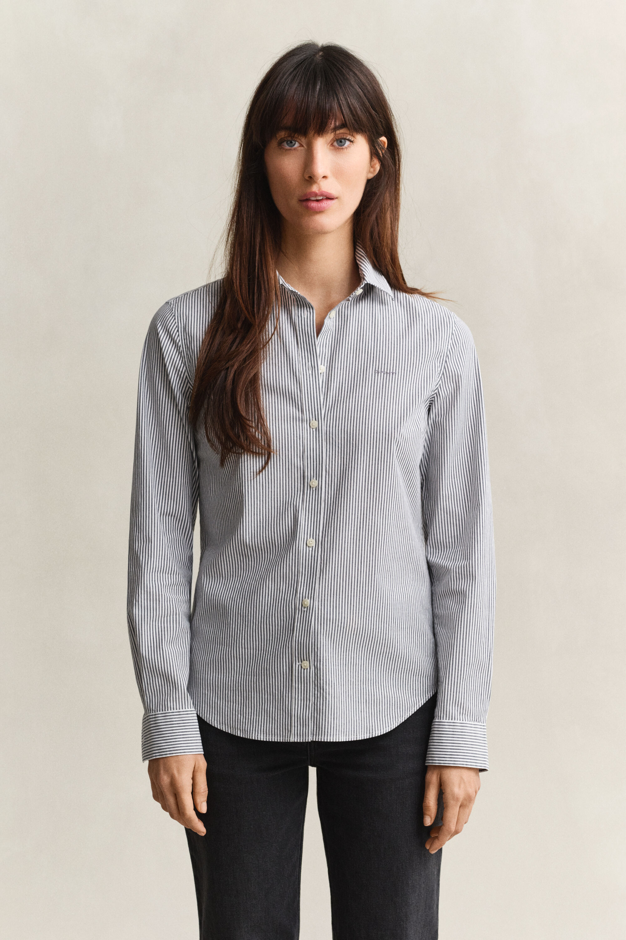 Camisa de popelina a rayas