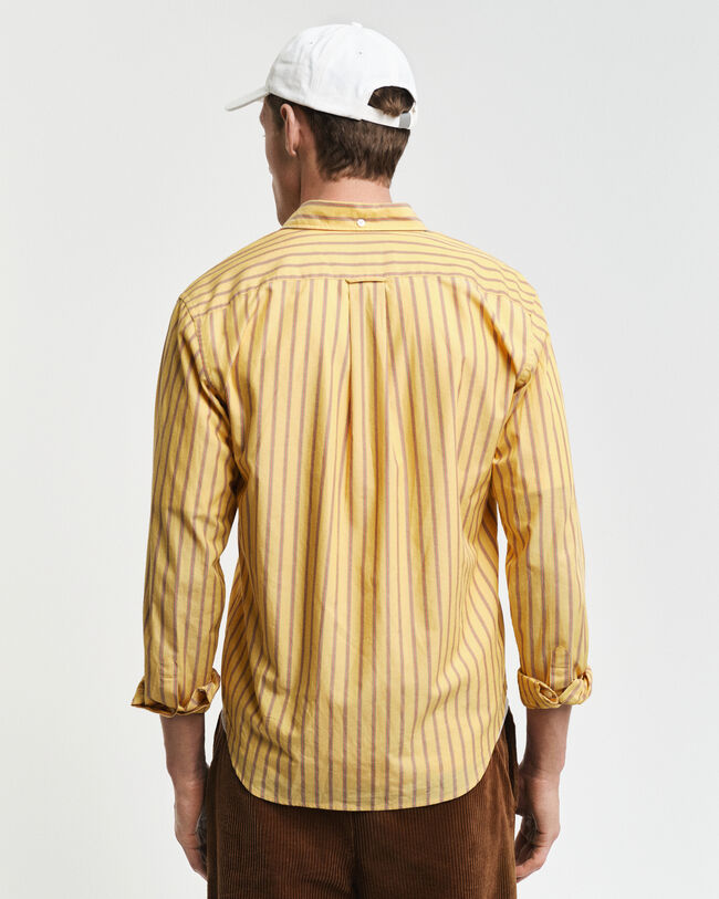 Camisa Regular Fit de popelina a rayas