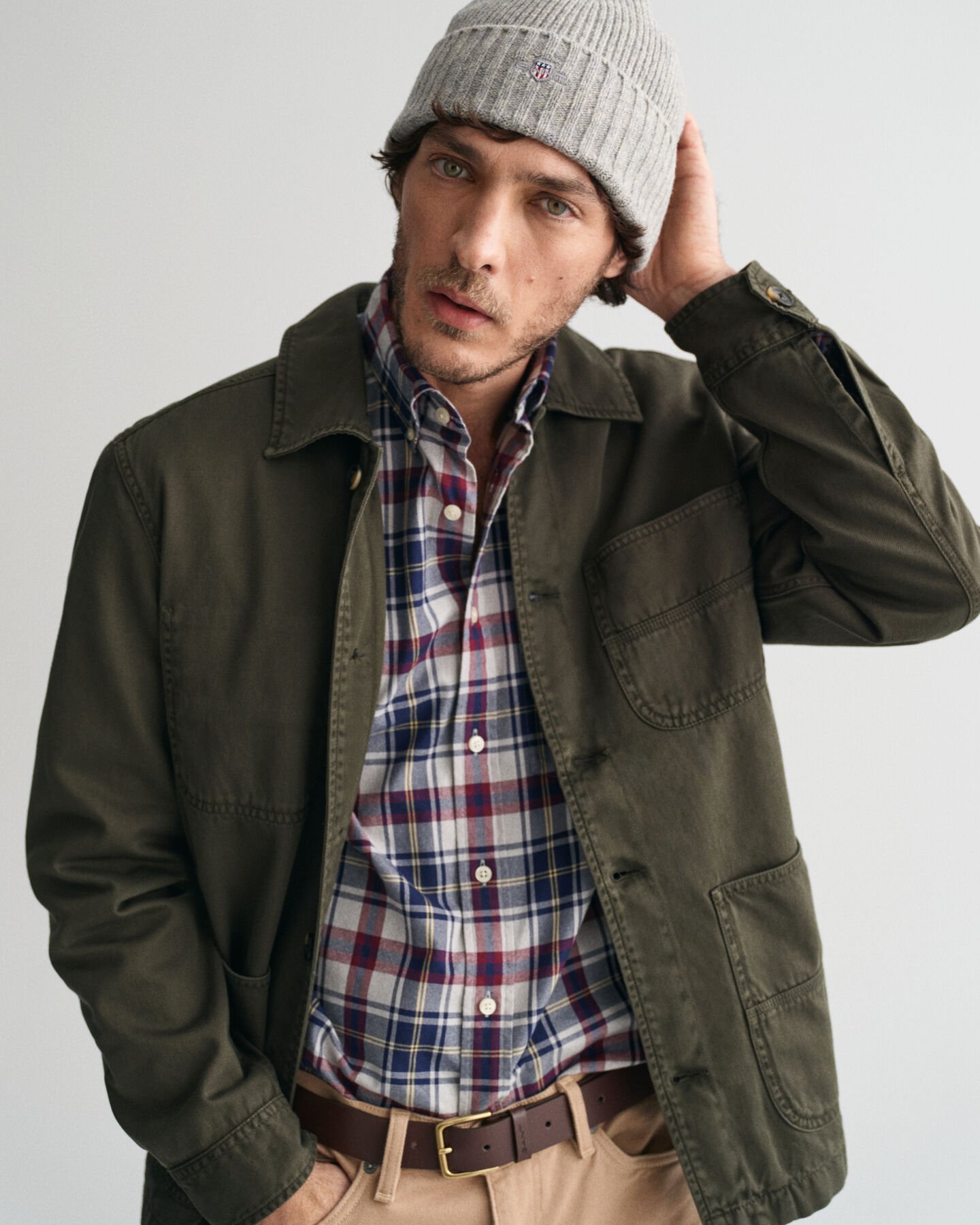 Sobrecamisa teñida en prenda