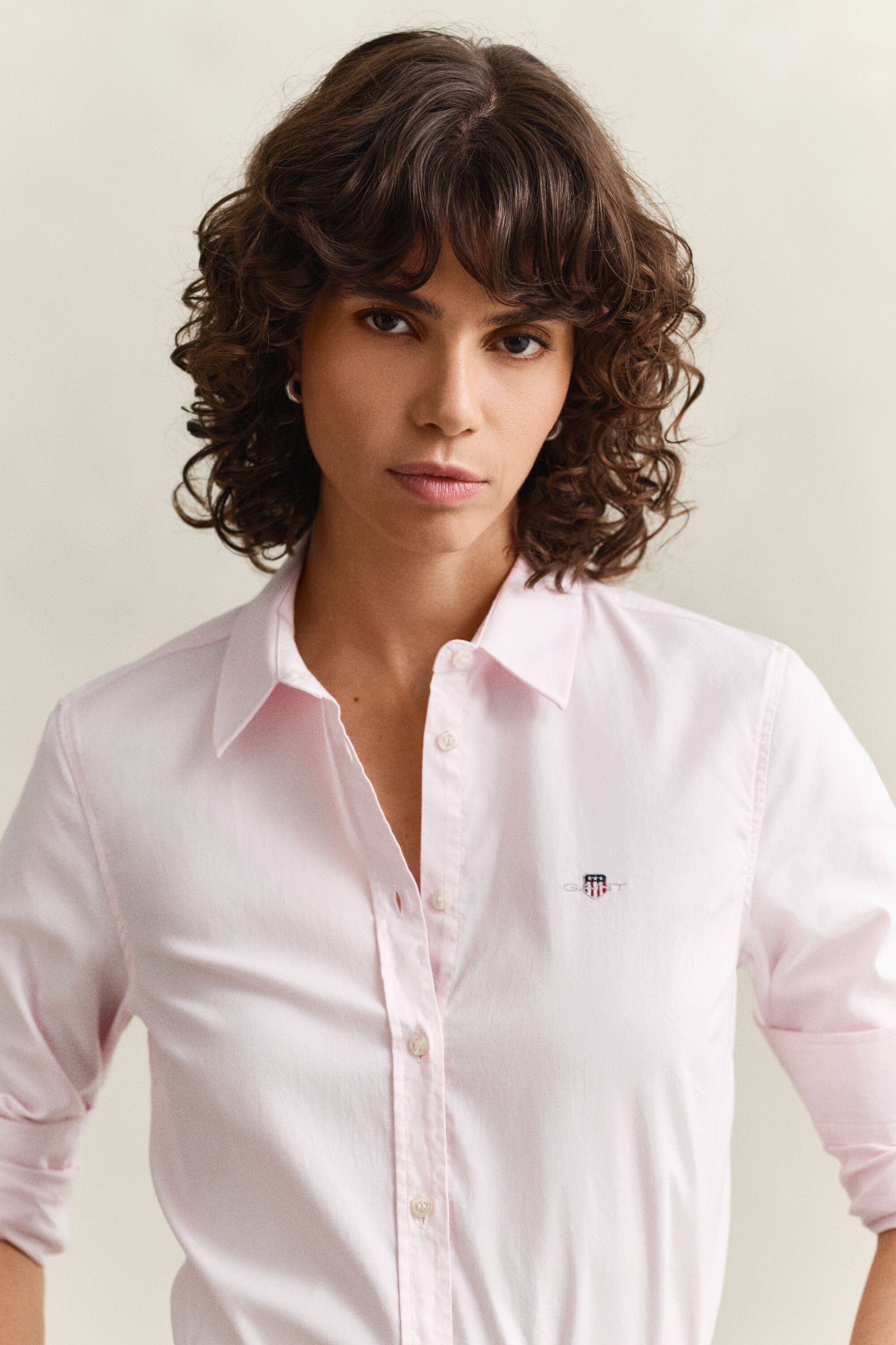 Camisa Oxford elástica