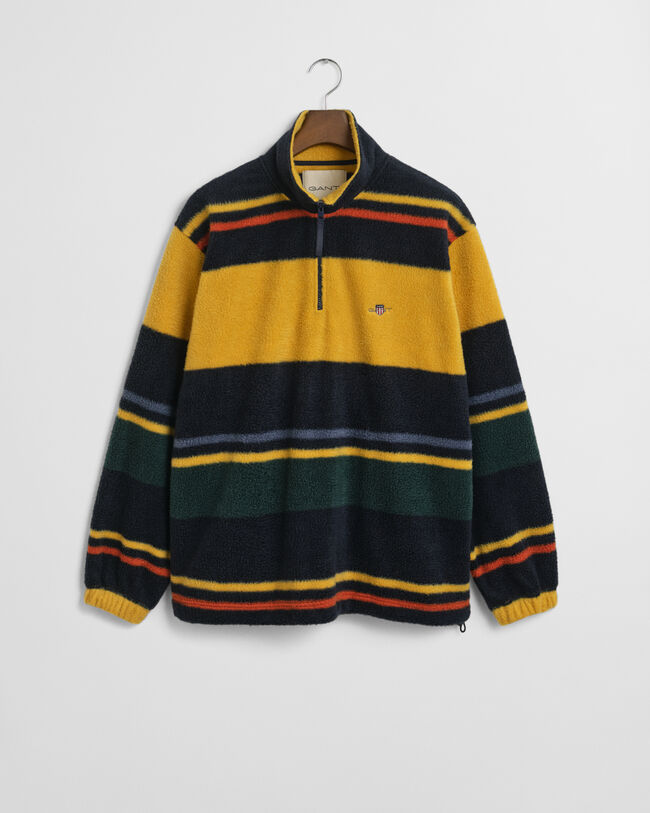 Sudadera polar a rayas