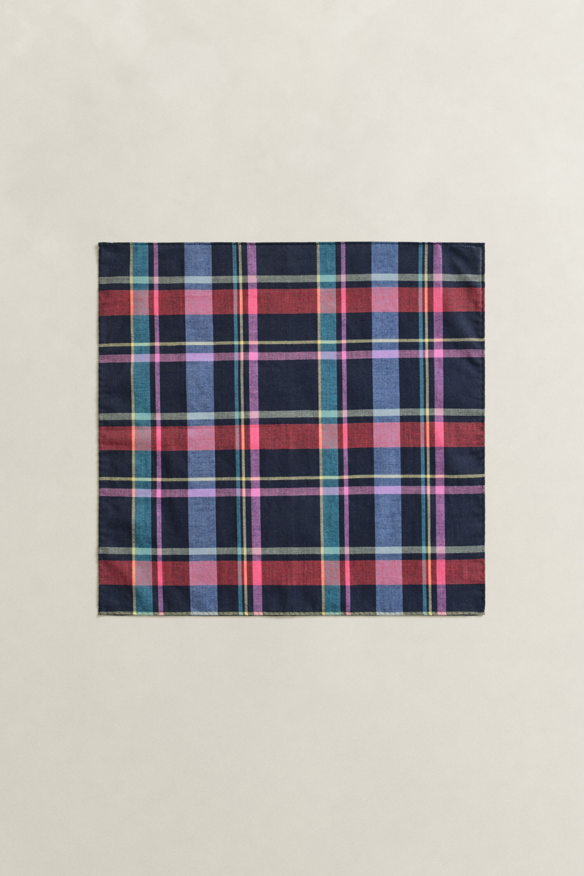 Pañuelo de bolsillo con diseño de madrás