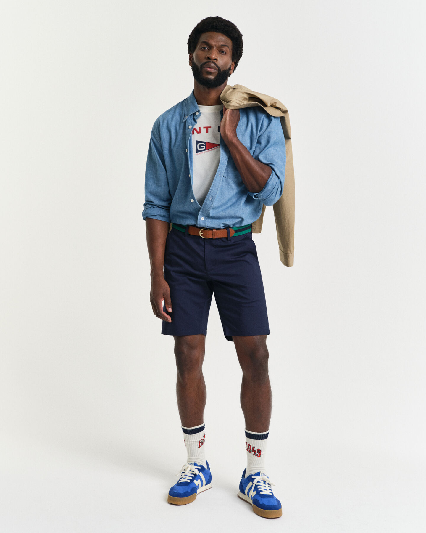 Pantalones cortos deportivos Slim Fit