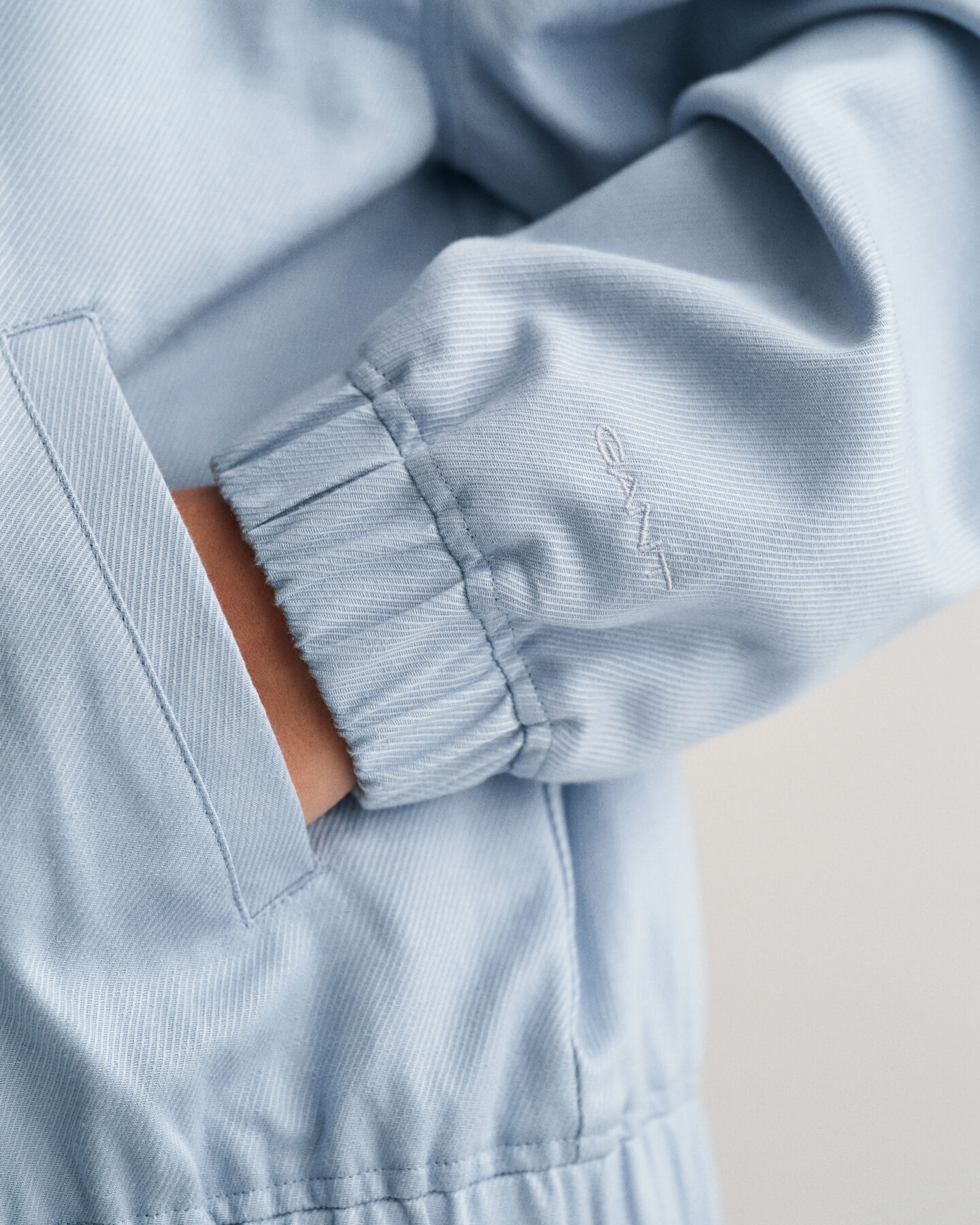 Cazadora bomber en mezcla de lino