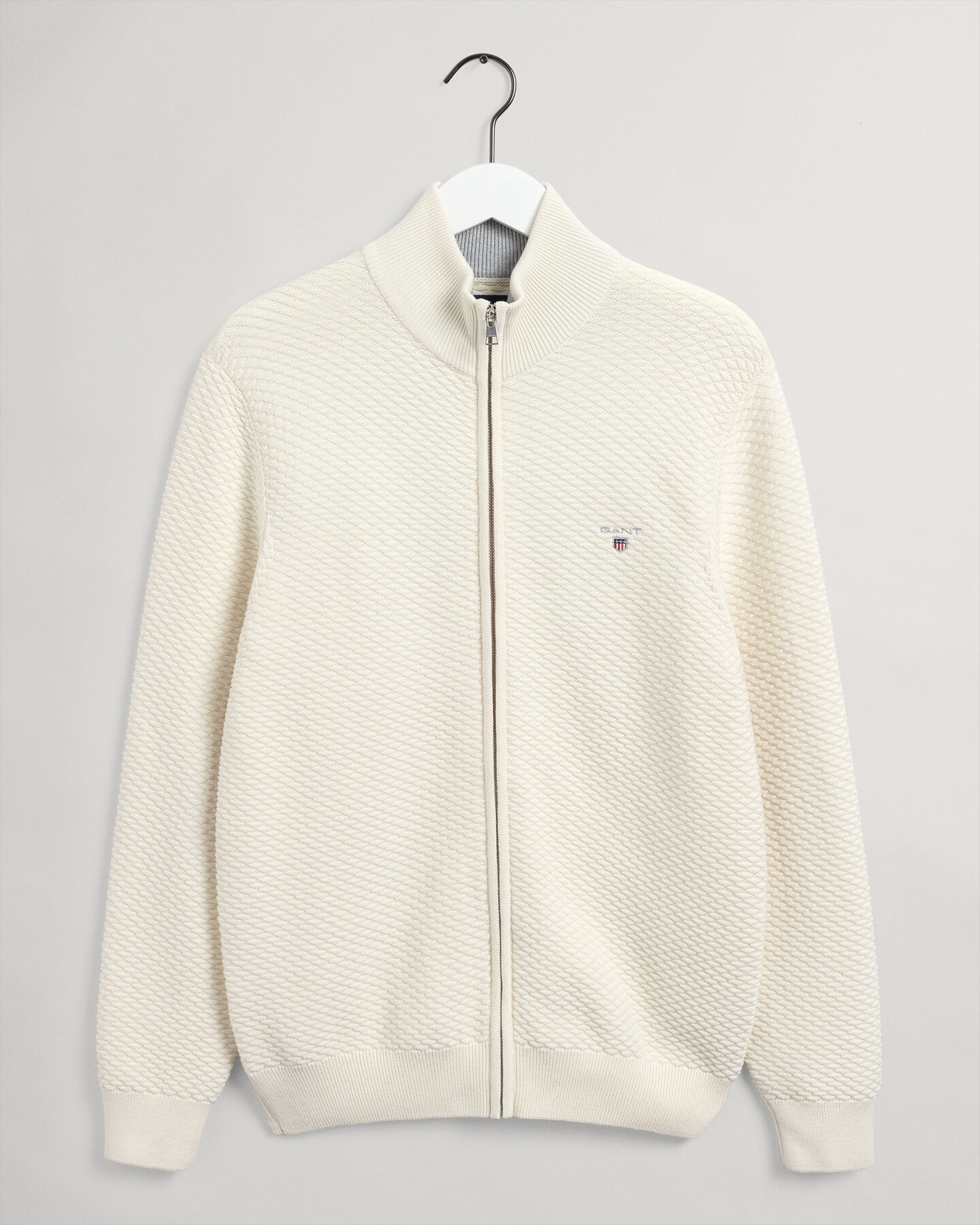 Jersey con cremallera completa Triangle Texture