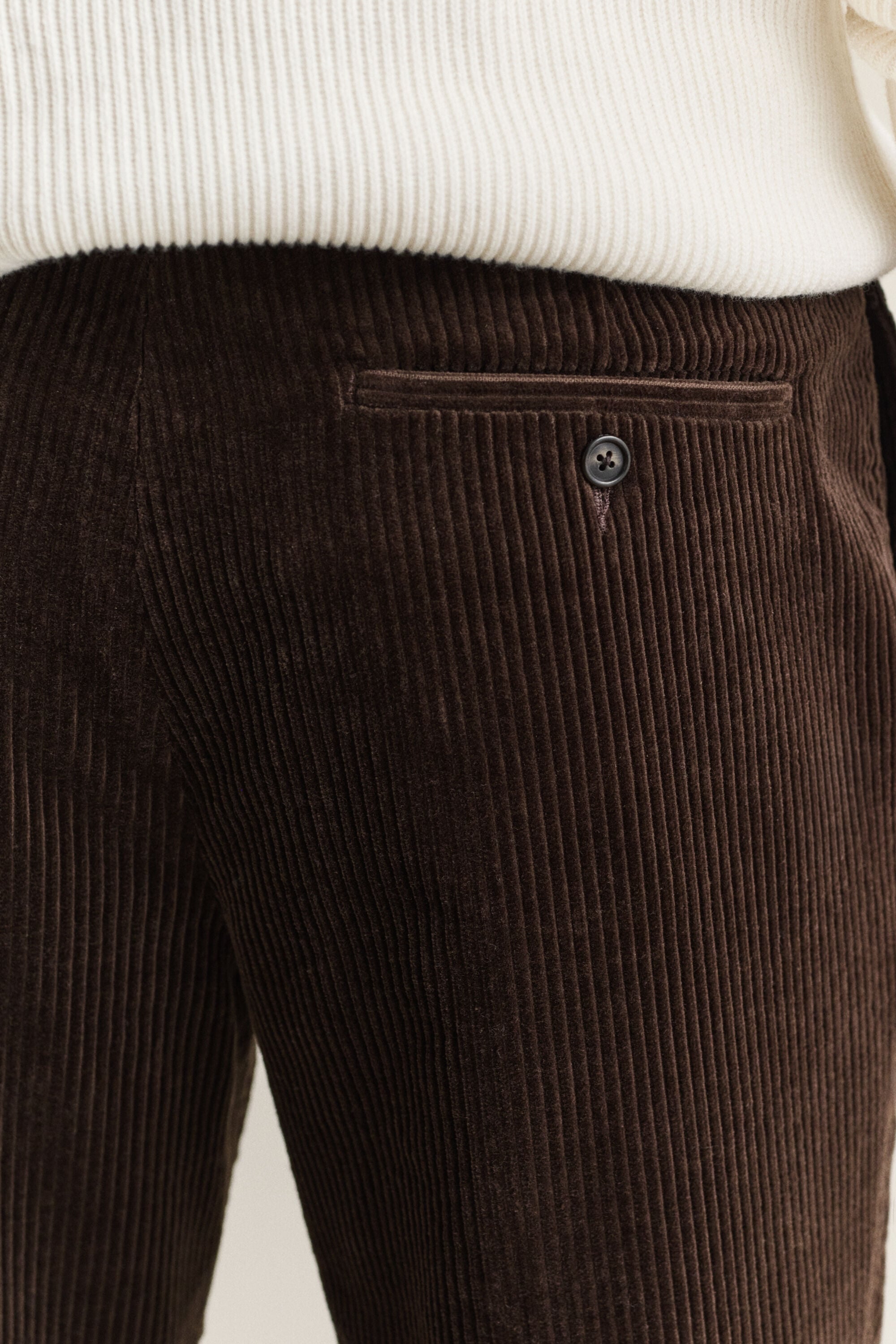 Pantalones de traje de pana