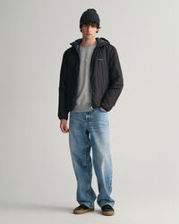 Chaqueta reversible con capucha