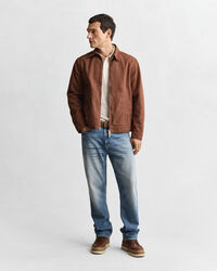 Jersey tipo polo de manga corta de lana merino extrafina