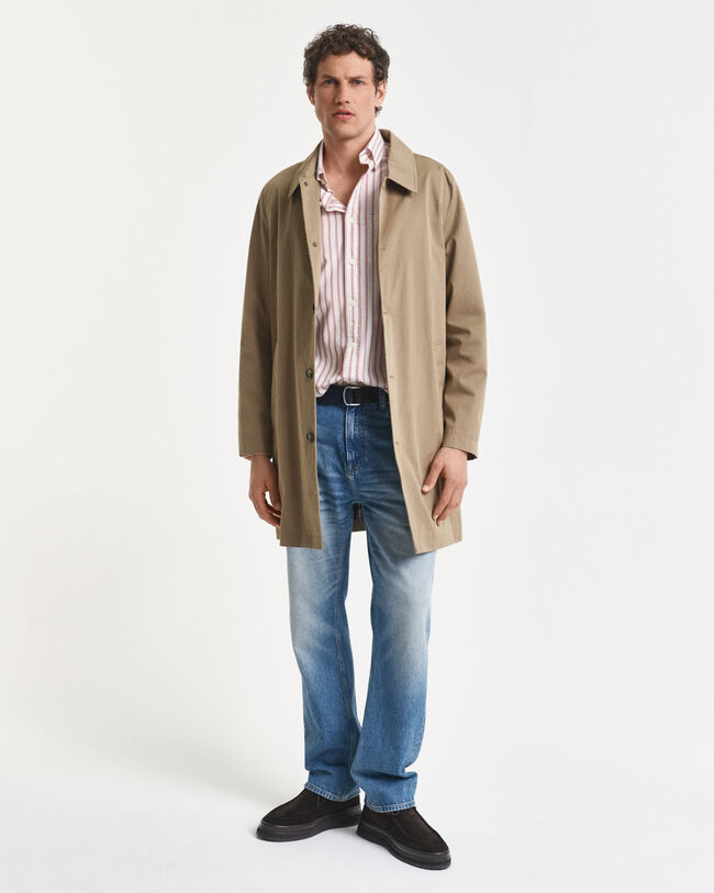 Camisa Regular Fit de popelina a rayas Archive