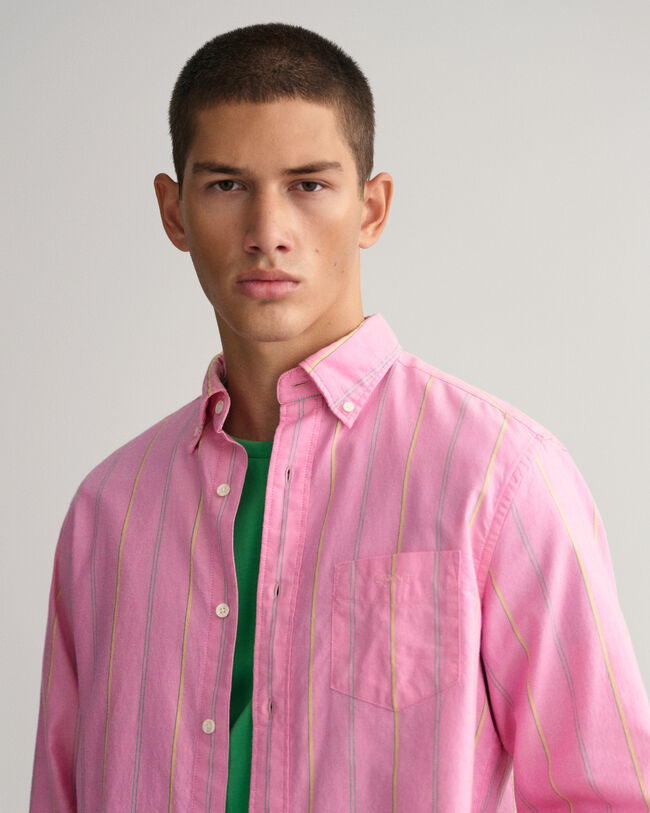 Camisa Oxford Regular Fit Archive a rayas