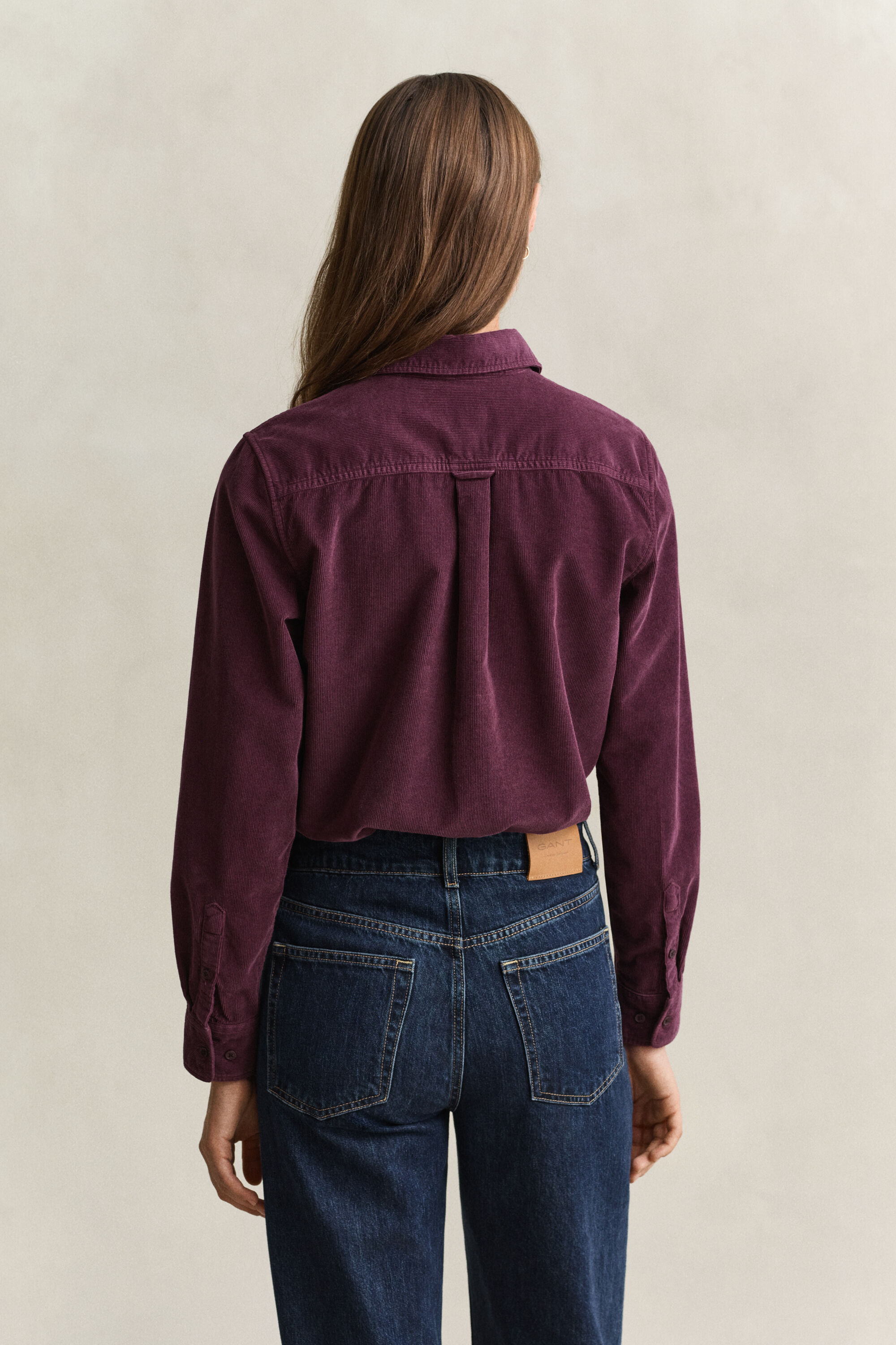 Camisa Regular Fit de pana