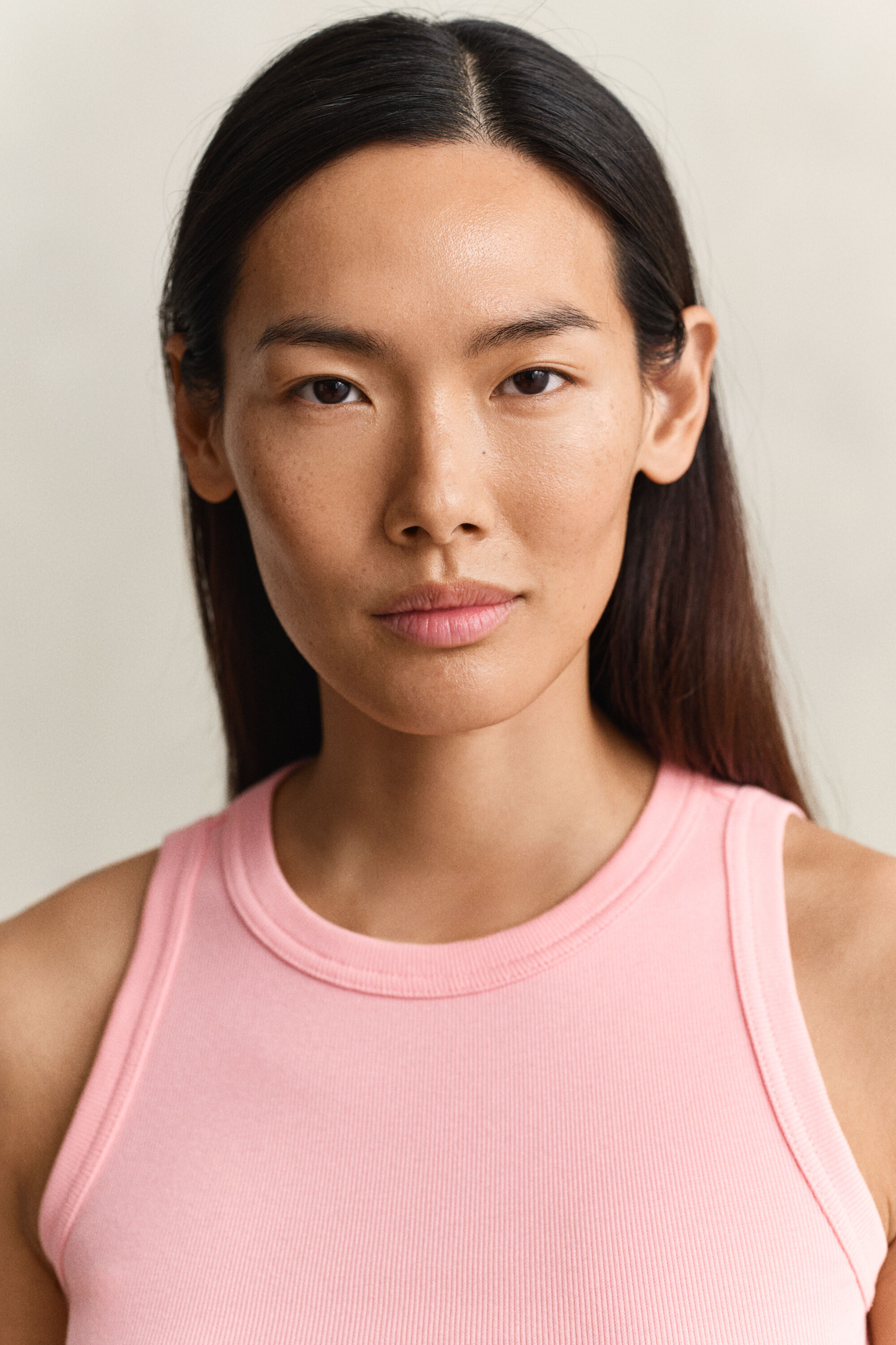 Camiseta de tirantes acanalada