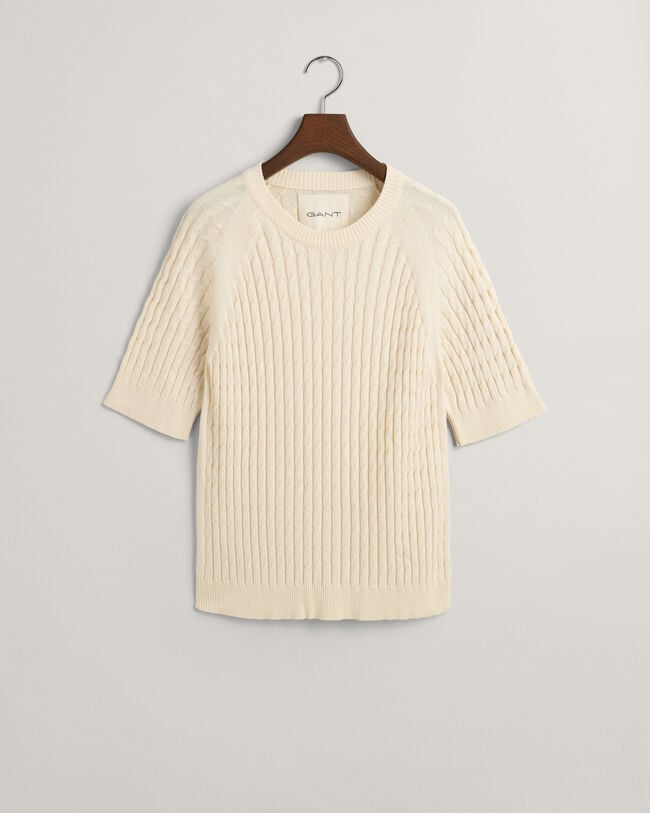 Jersey de punto de ochos y media manga