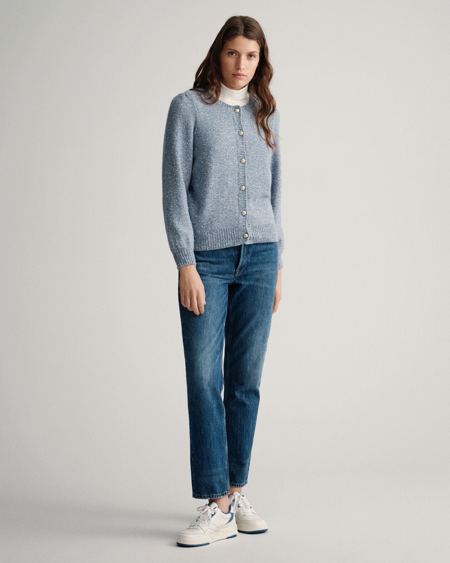 C&aacute;rdigan de cuello redondo Sparkling