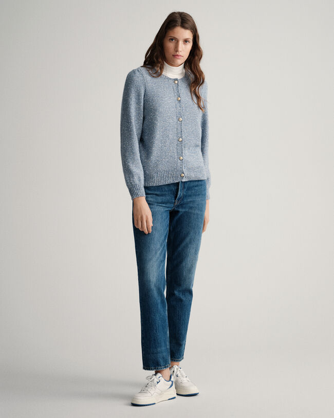 C&aacute;rdigan de cuello redondo Sparkling