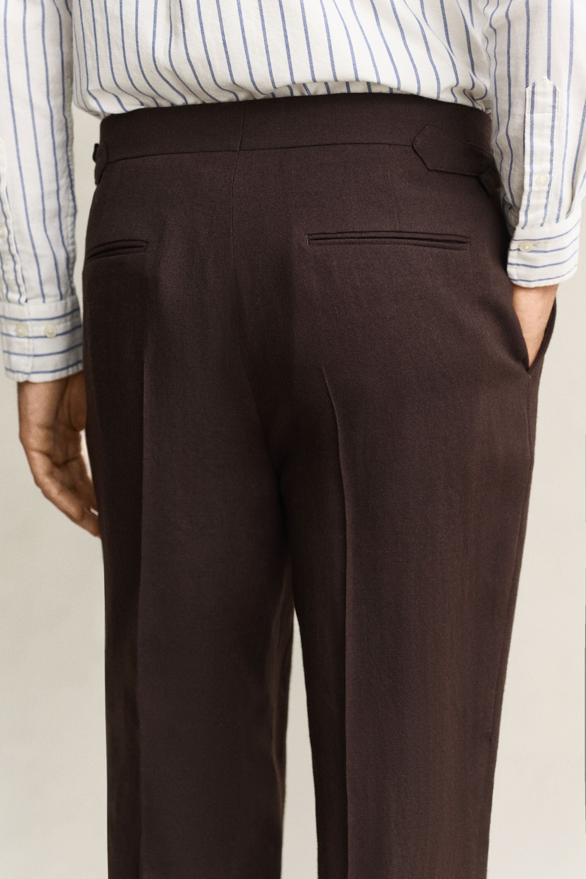 Pantalones de traje de lana
