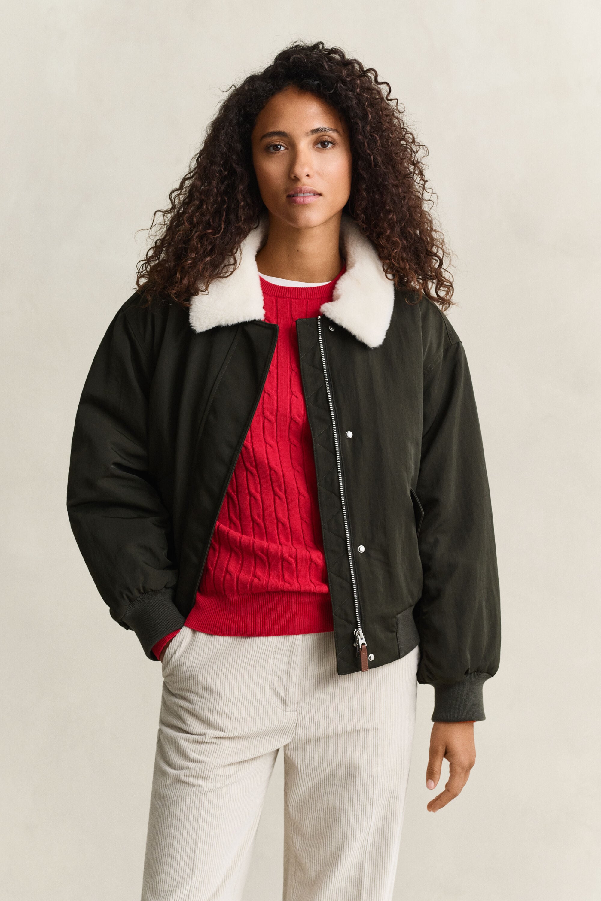 Cazadora bomber acolchada