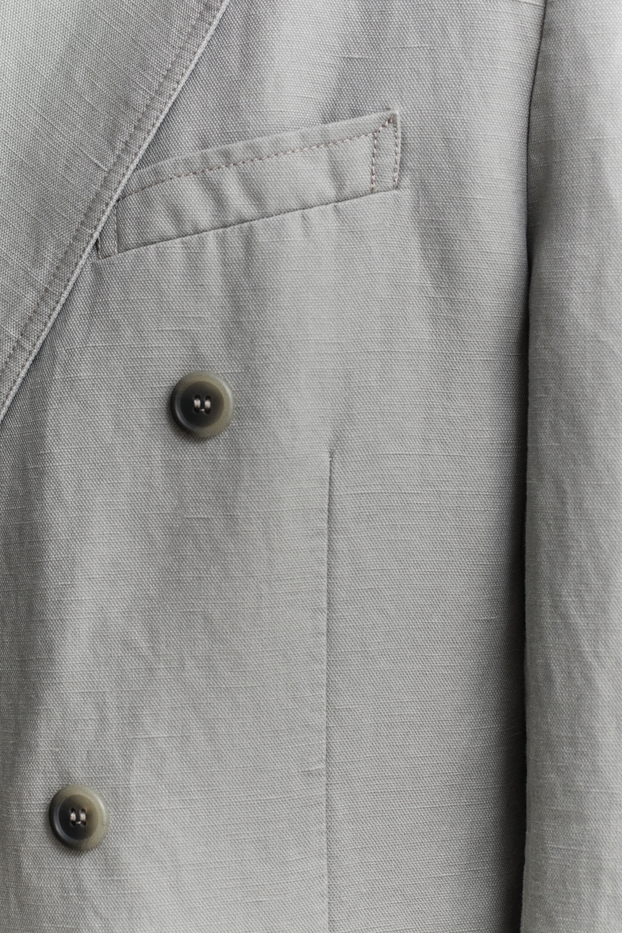 Chaqueta de traje de lyocell y lino