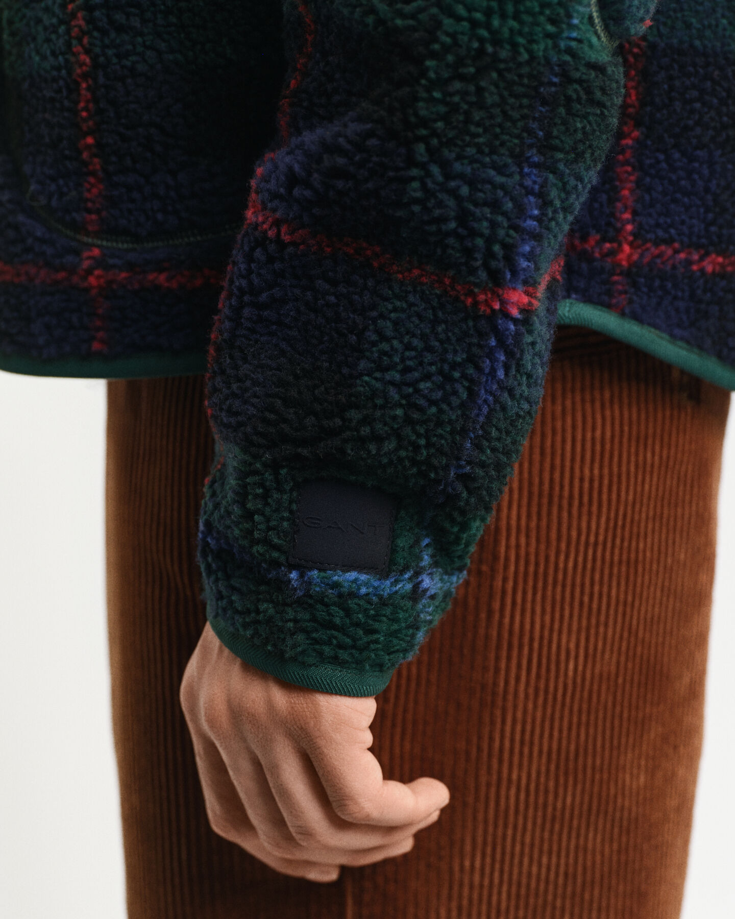 Chaqueta polar a cuadros