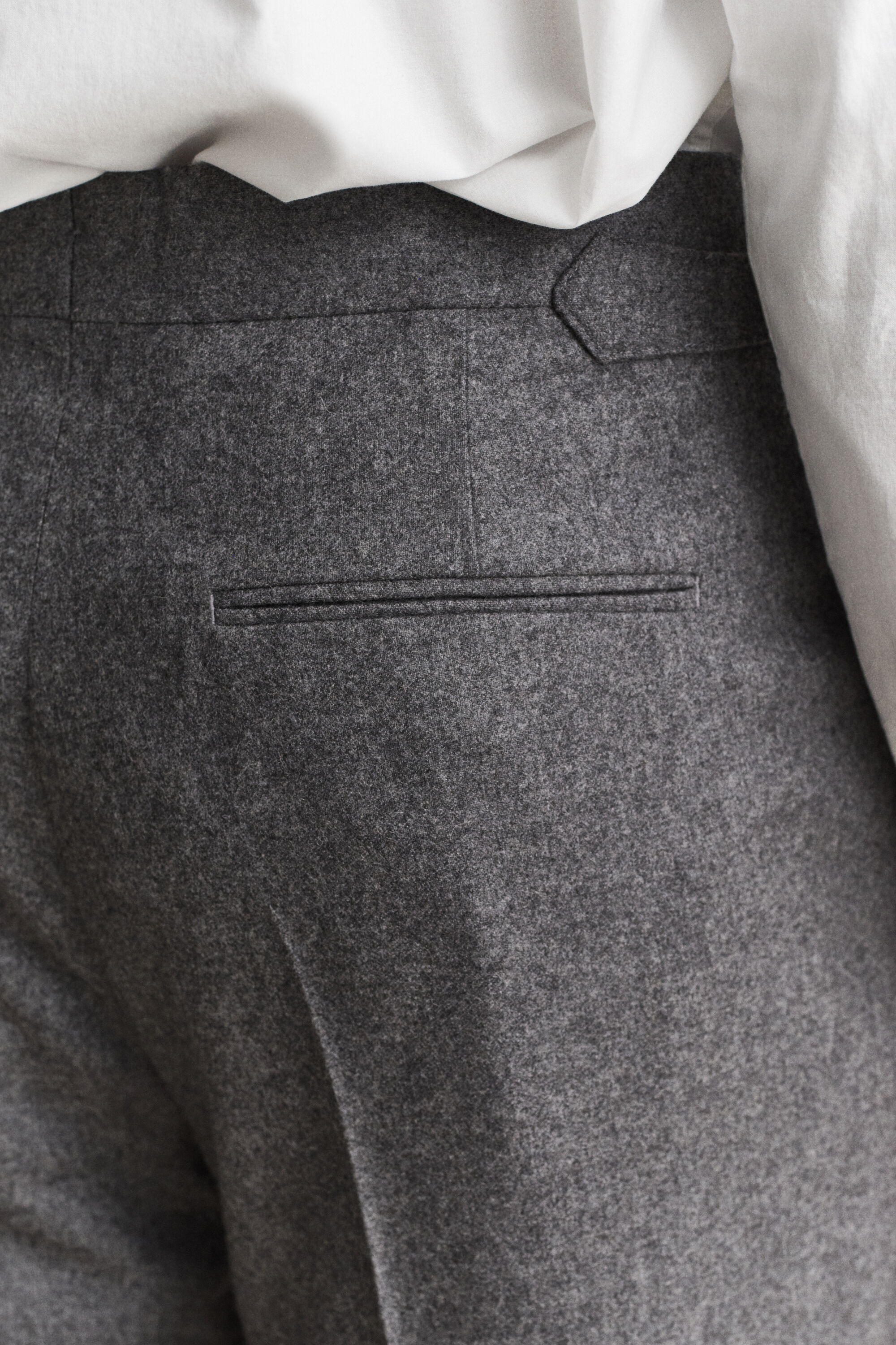 Pantalones de traje de cachemir