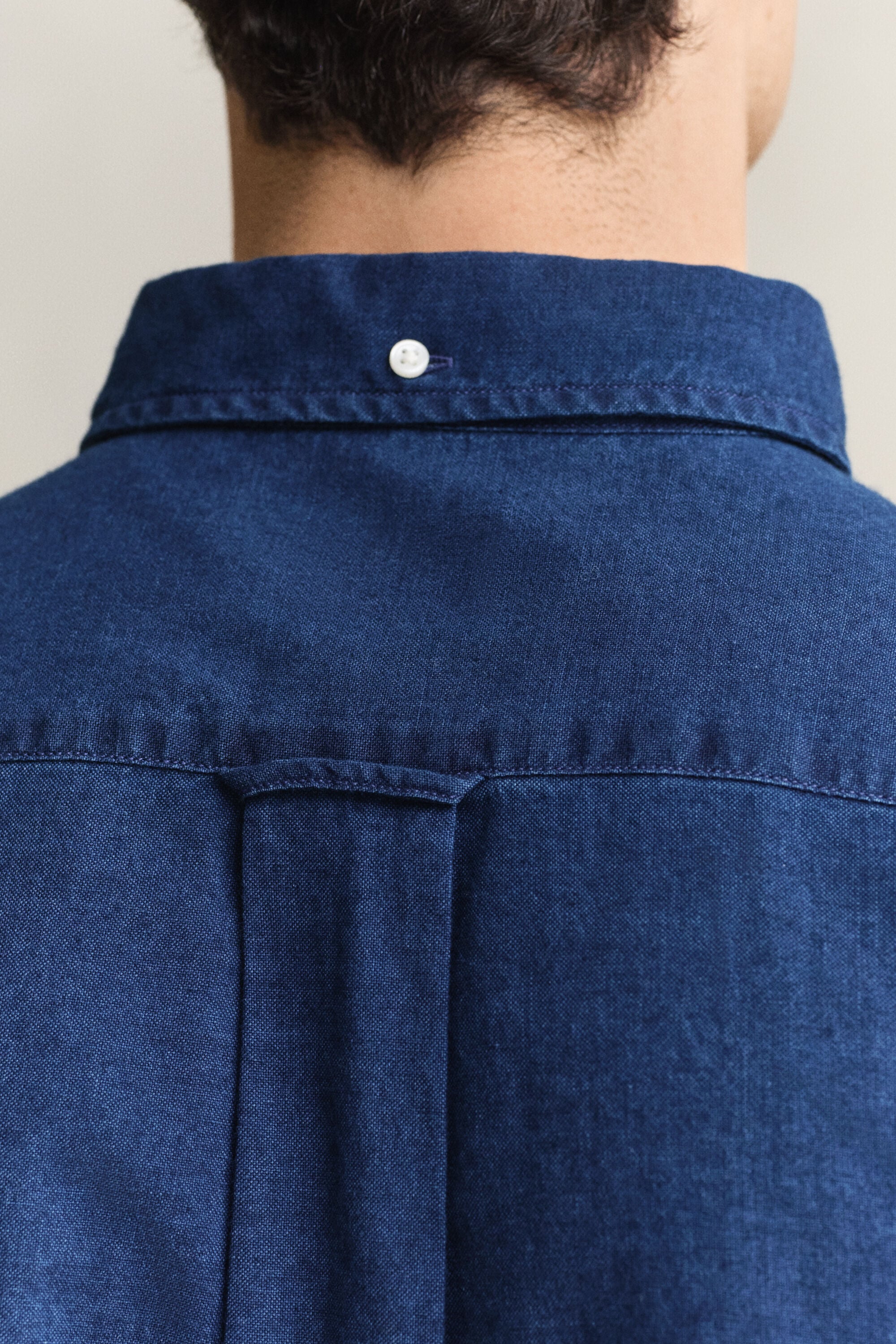 Camisa Oxford añil