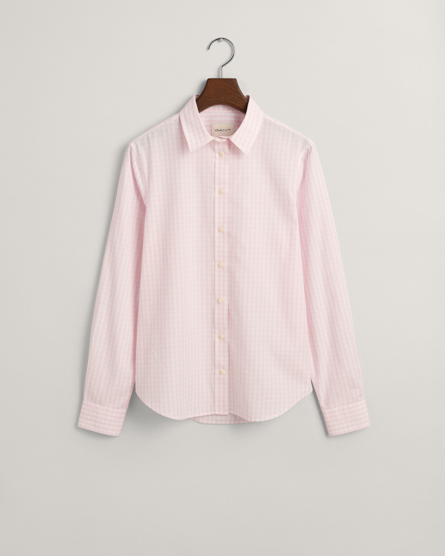 Camisa Regular Fit de popelina a cuadros Vichy