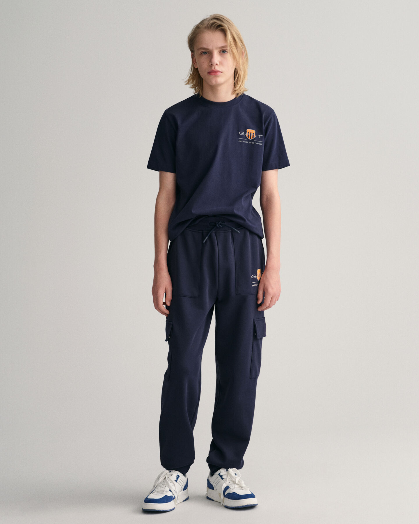 Pantalones de deporte cargo Contrast Shield Teen Boys