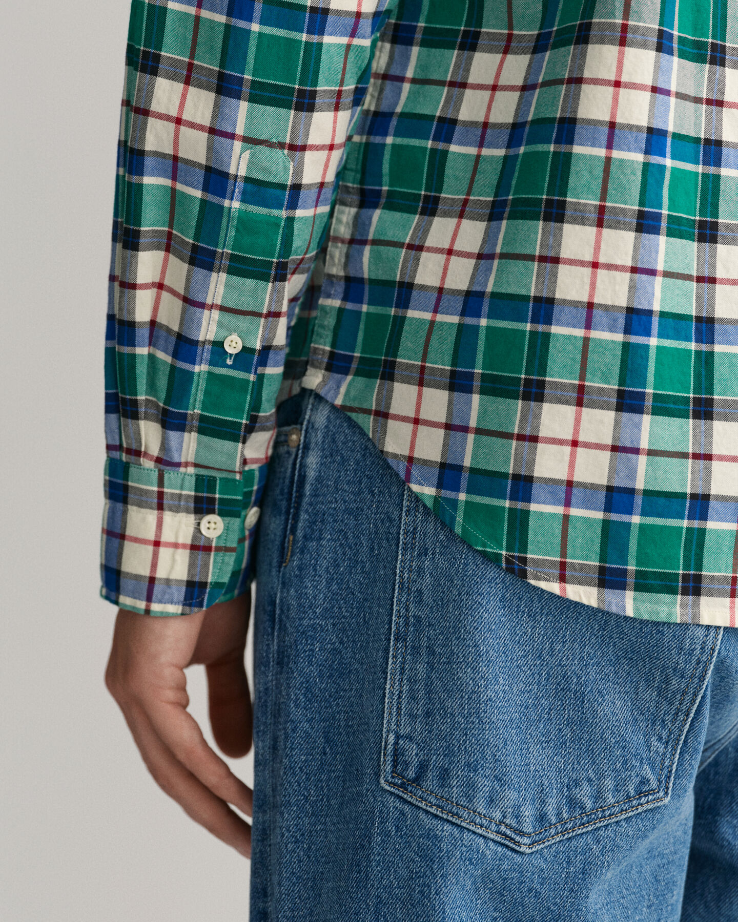 Camisa Oxford Regular Fit a cuadros