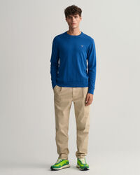 Jersey de cuello redondo de algod&oacute;n Classic